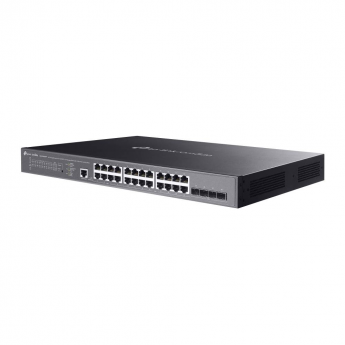 24-портовый гигабитный управляемый РоЕ-коммутатор TP-LINK SG3428XMPP OMADA уровня L2+ с 4 SFP+ слотами 10G 24-портовый гигабитный управляемый РоЕ-коммутатор TP-LINK SG3428XMPP OMADA уровня L2+ с 4 SFP+ слотами 10G