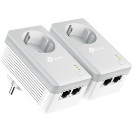 Комплект адаптеров TP-LINK POWERLINE AV600 TL-PA4020P KIT со встроенной розеткой Комплект адаптеров TP-LINK POWERLINE AV600 TL-PA4020P KIT со встроенной розеткой